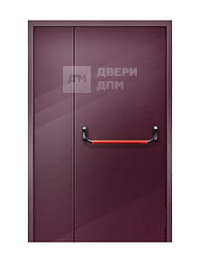 Противопожарная дверь глухая ДПМ-02 2-го типа полуторная со скрытыми петлями